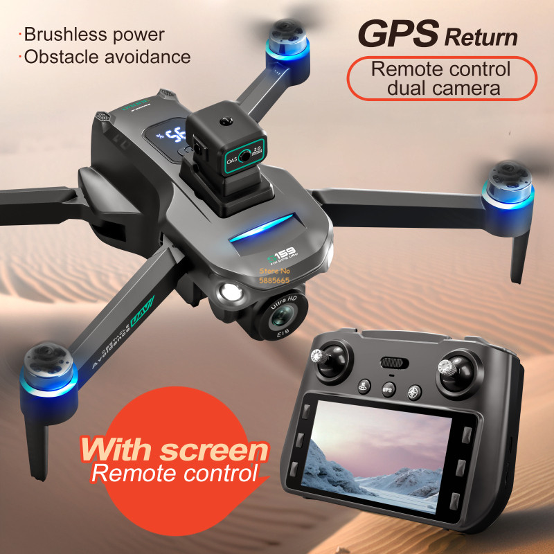 Drone Rc With Screen - 8K Dual Camera 5G WIFI FPV