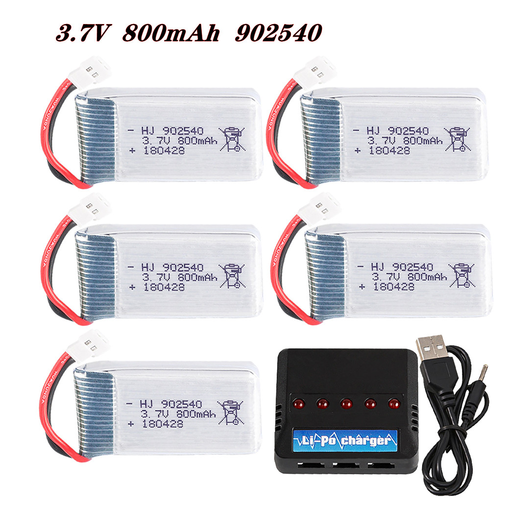 Drone Rc Leading - 3.7V 800mAh 902540 25C Lipo Battery