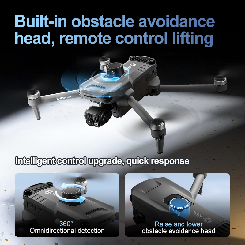 8K 3 Axis Gimbal Brushless 7.2 - Drone Rc With Screen recension och pris