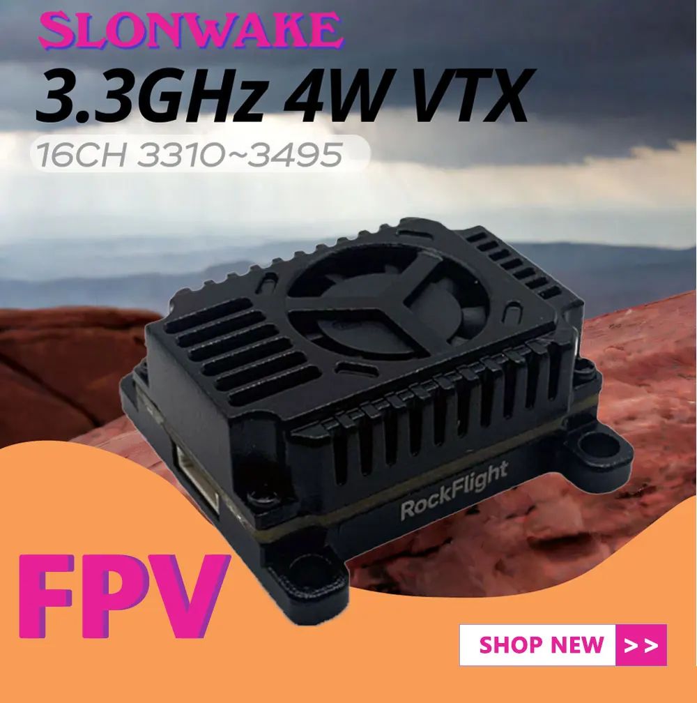 SLONWAKE FPV 3.3G 16CH 4000mW  - Drone And Car recension och pris