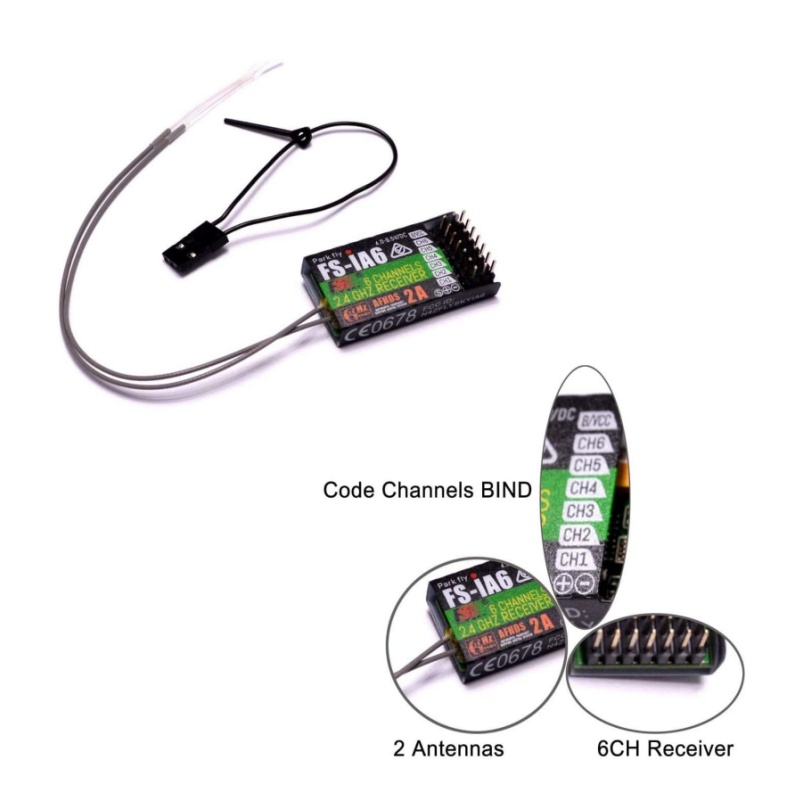 Flysky FS-IA6 Receiver 6CH Dua - Fpv Antenna Receiver recension och pris