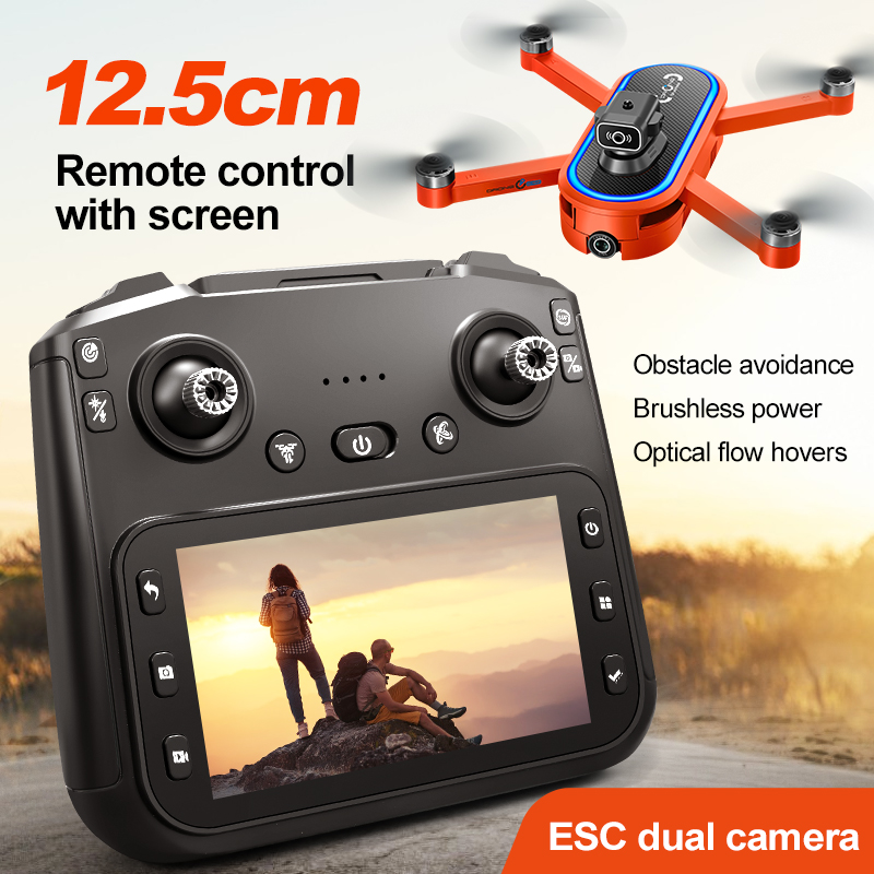 2025 S186 Drone Professional 4 - Drone Rc With Screen recension och pris