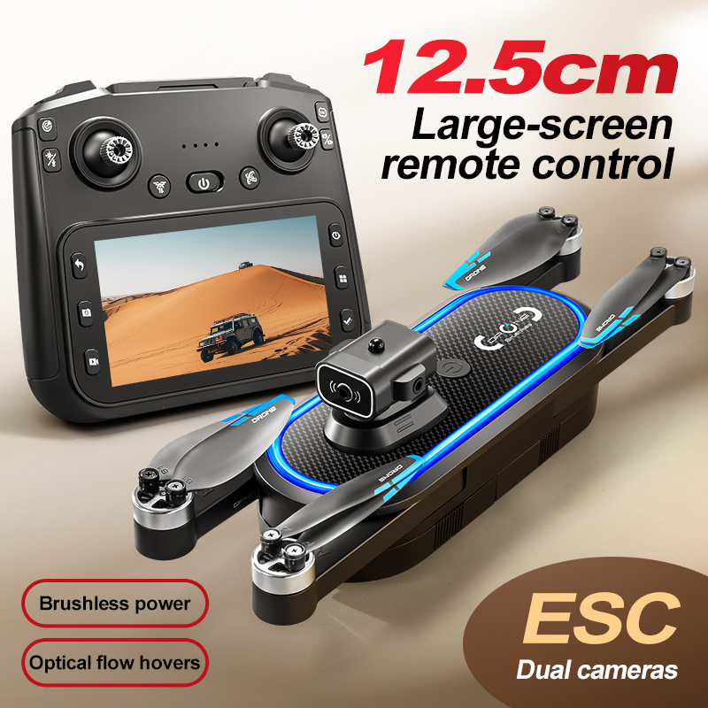 2025 S186 Drone Professional 4 - Drone Rc With Screen recension och pris