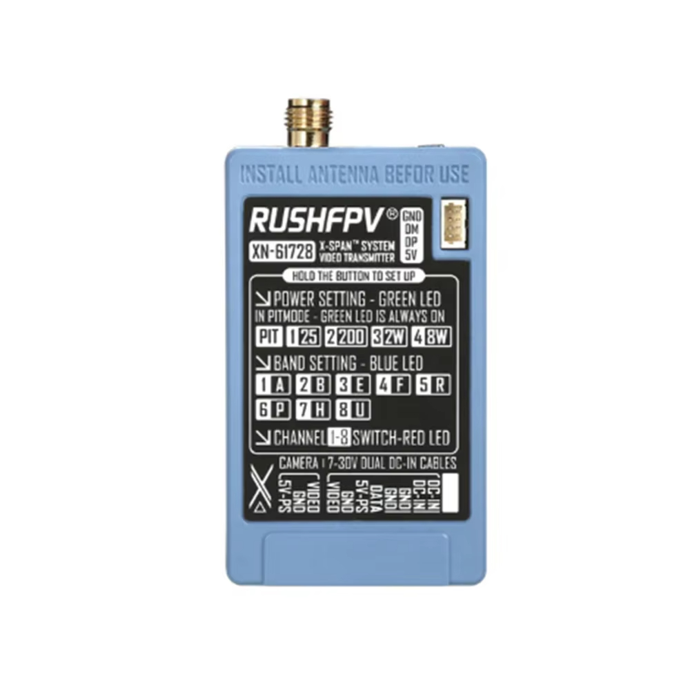 RUSHFPV 6.1‑7.2G 8W X61728 VTX - Fpv Antenna Receiver recension och pris