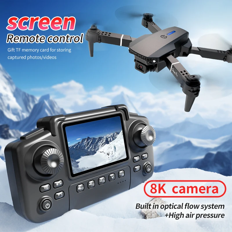 Professional E88 PRO Drone wit - Drone Rc With Screen recension och pris