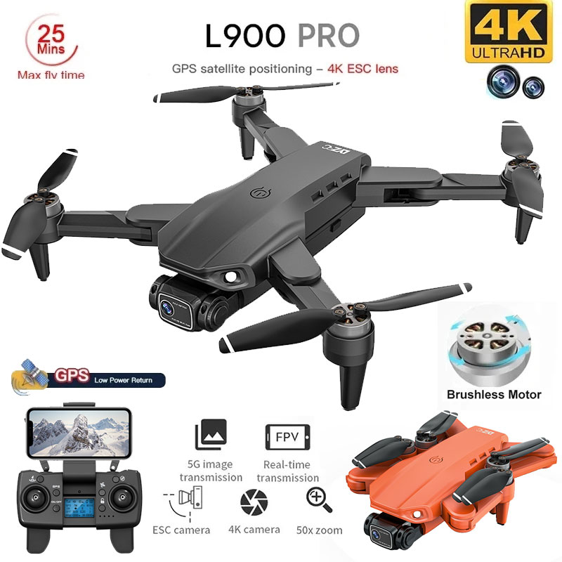 L900 Pro GPS Drone 4K Professi - Drone Rc With Screen recension och pris