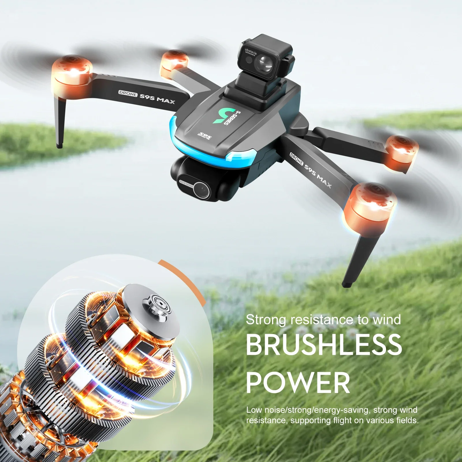 NEW S9S MAX MINI Drone 4K 2-Ax - Drone Rc With Screen recension och pris