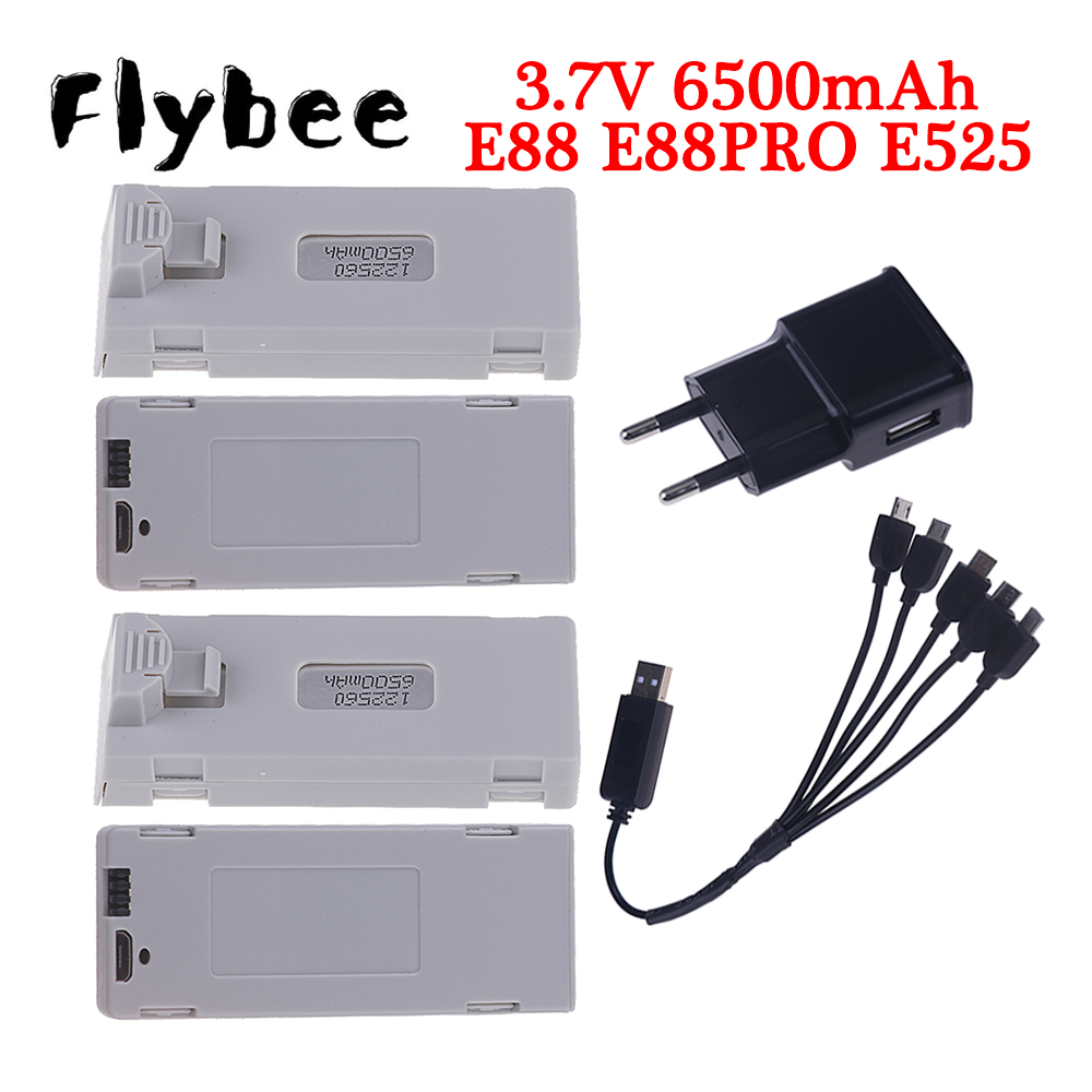 Original E88 Battery 3.7V 6500 - Drone Rc Leading recension och pris