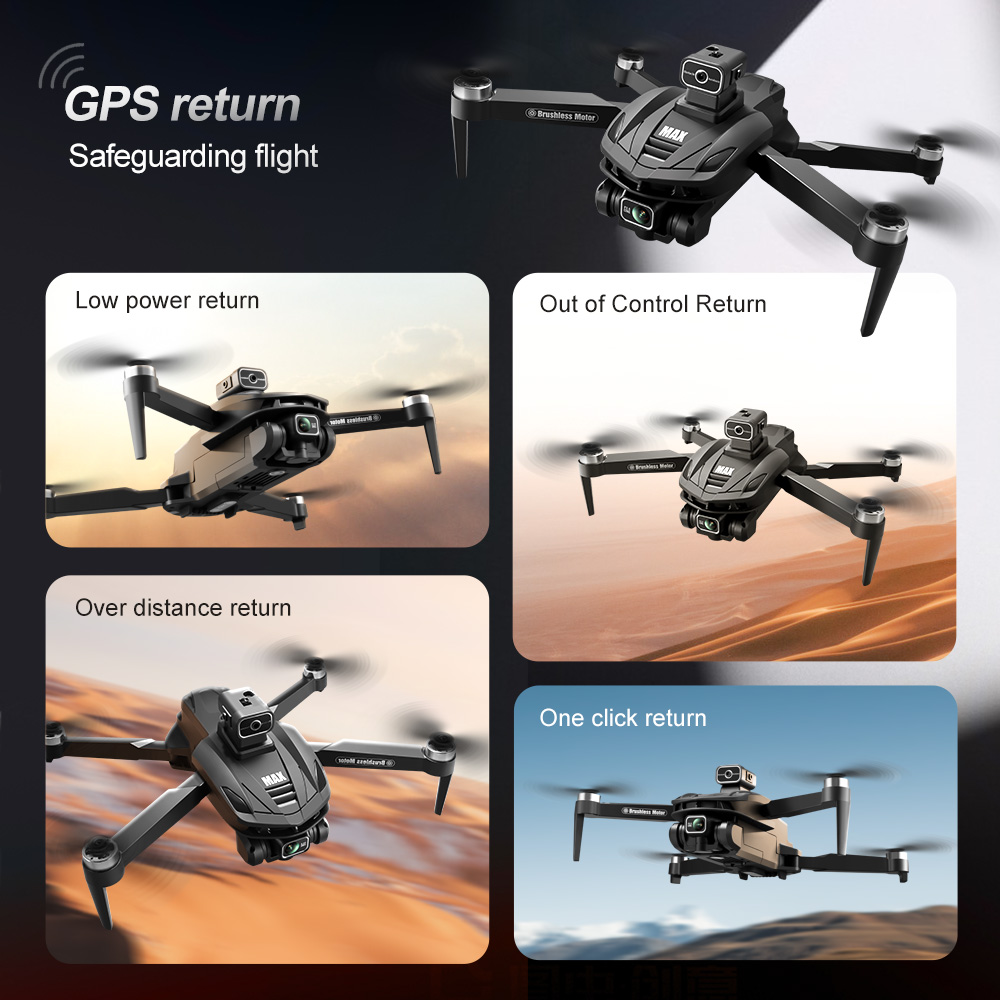 V168 PRO Max GPS Drone 8K Prof - Drone Rc With Screen recension och pris