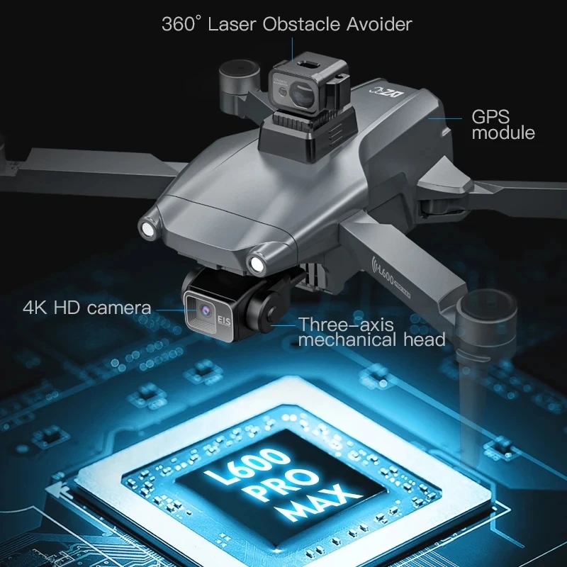 L600 PRO MAX GPS Drone Profess - Drone Rc With Screen recension och pris