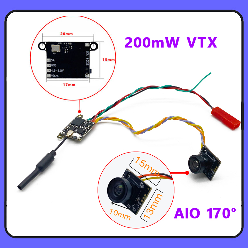 SLONWAKE 5.8G 1200TVL FPV Came - - Remote Control (Rc) Drone recension och pris
