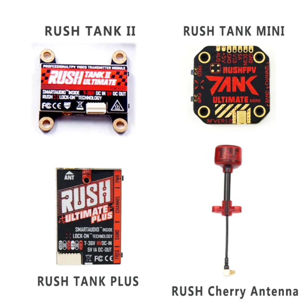 RUSH TANK Ultimate II/Mini/PLU - Fpv Antenna Receiver recension och pris