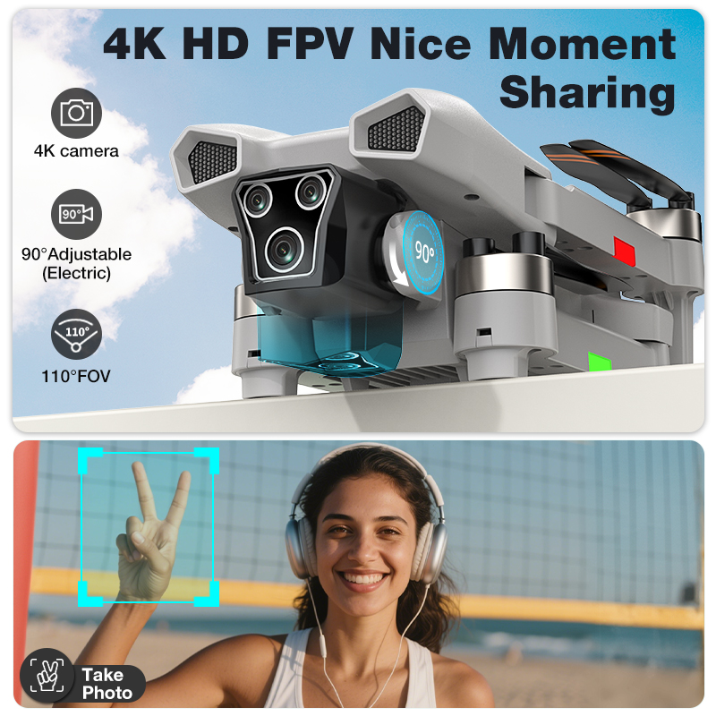 NEW Hot L017 Pro Drone Brushle - Drone Rc With Screen recension och pris