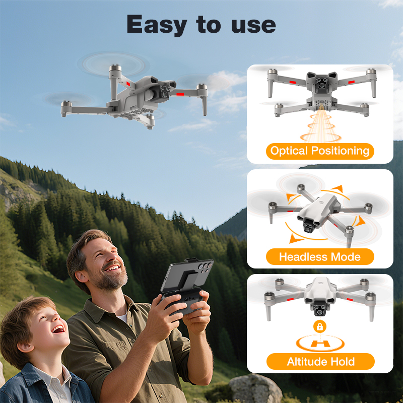 NEW Hot L017 Pro Drone Brushle - Drone Rc With Screen recension och pris