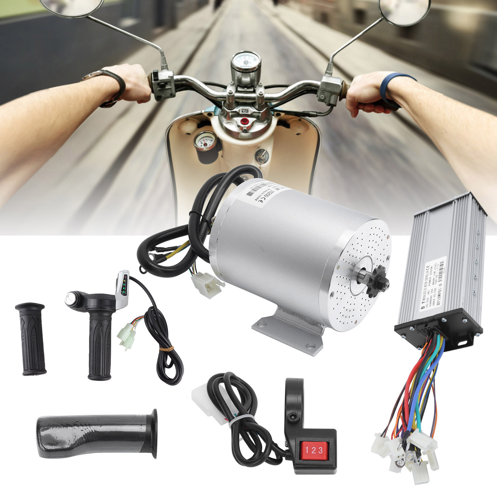 48V 2000W Brushless Motor Cont - Brushless Motor recension och pris